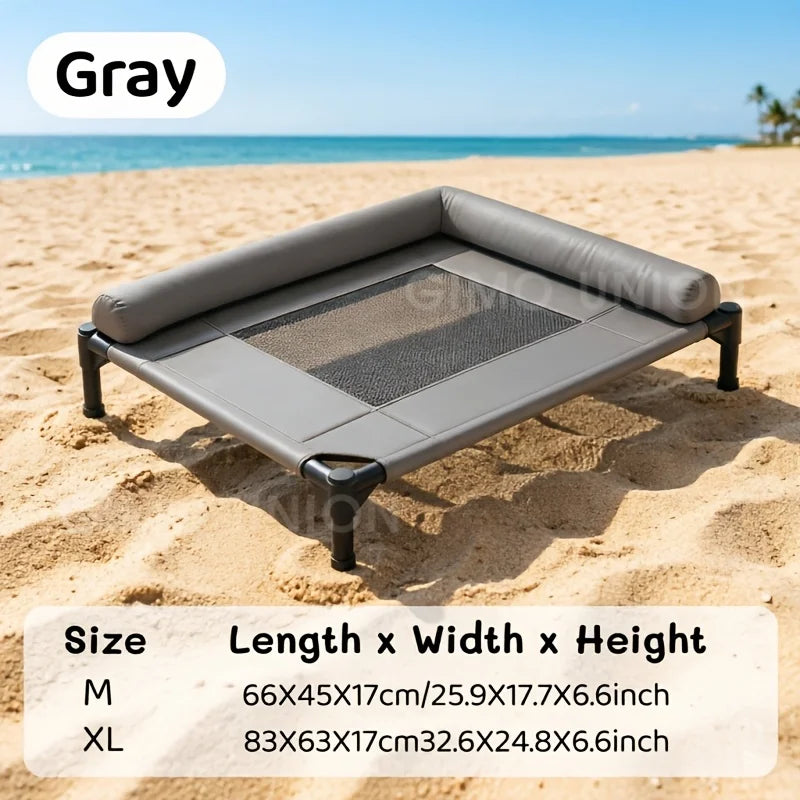 Removable And Washable Pet Bed, Floor-Standing Dog Kennel, Suitable for All Seasons. Camping Bed/Dog Bed for Medium to Large Dogs, Ideal for Summer Use