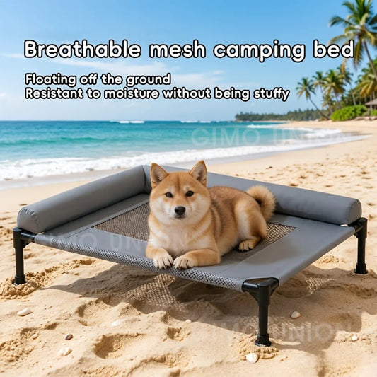 Removable And Washable Pet Bed, Floor-Standing Dog Kennel, Suitable for All Seasons. Camping Bed/Dog Bed for Medium to Large Dogs, Ideal for Summer Use